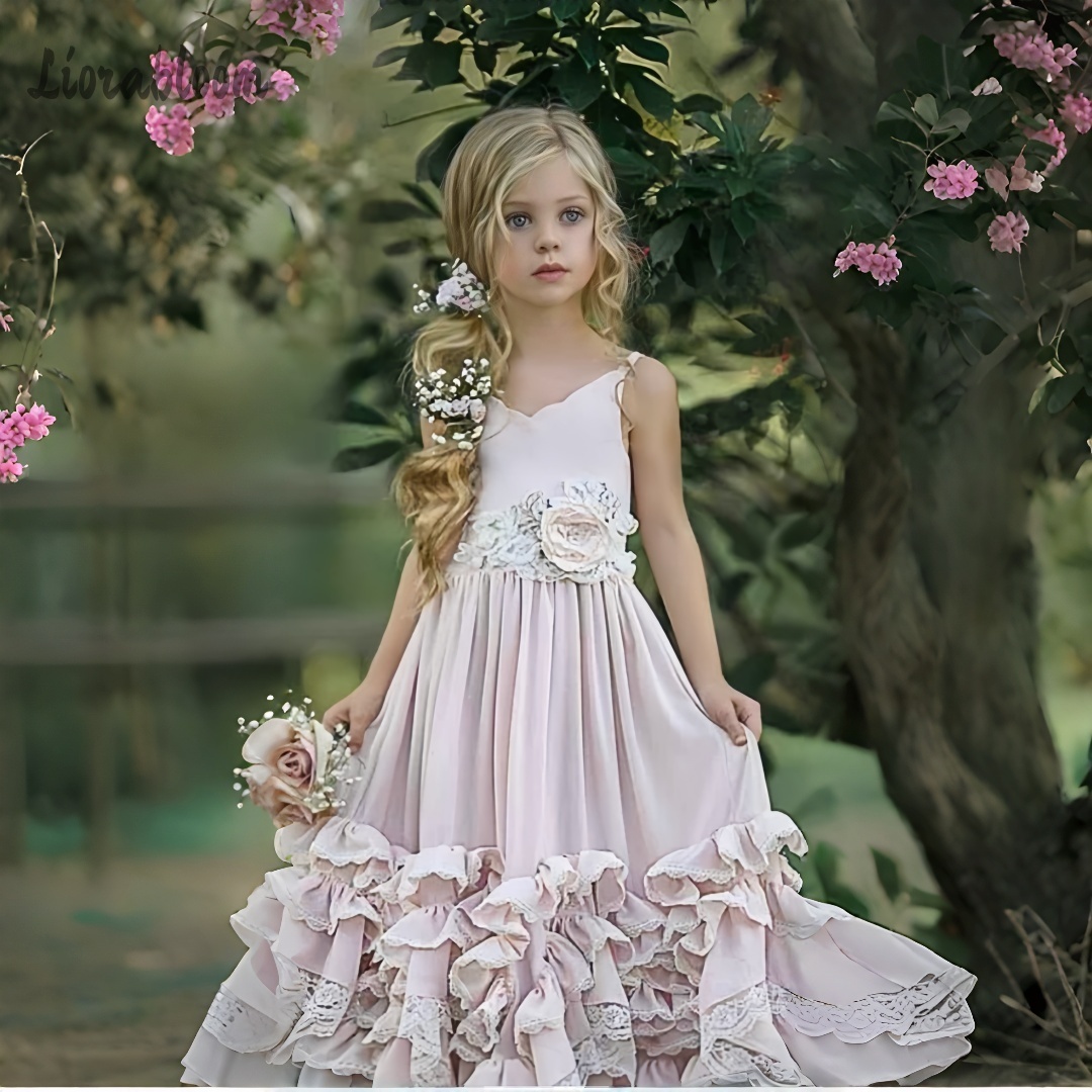 Formal Skirt - Gaun Anak Perempuan dengan Kerah Halter