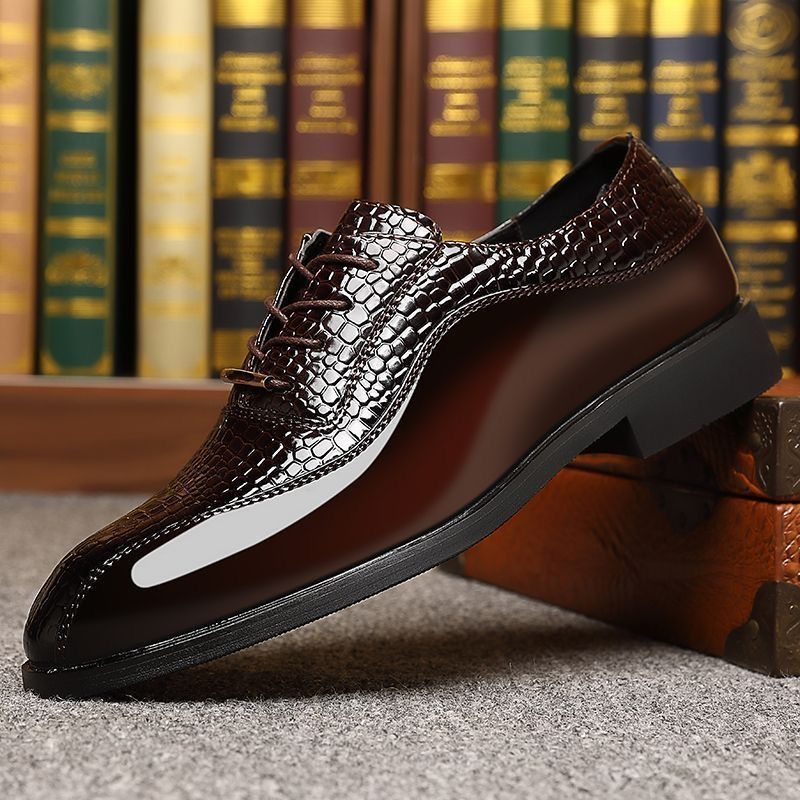Formal Dress - Sepatu Pria Kulit Paten Mengkilap Gaya