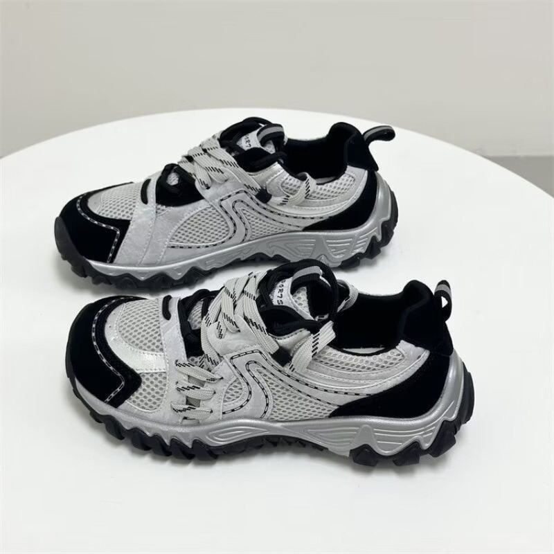 Womens Heels - Sepatu Sneakers Gaya Hiking Retro Wanita