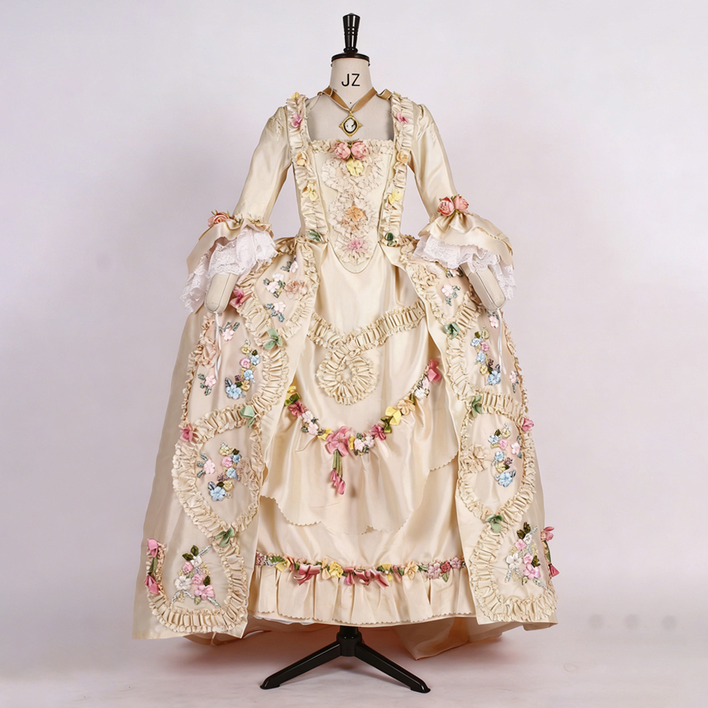 Evening Gown - Gaun Kostum Ratu Rococo Abad ke-18