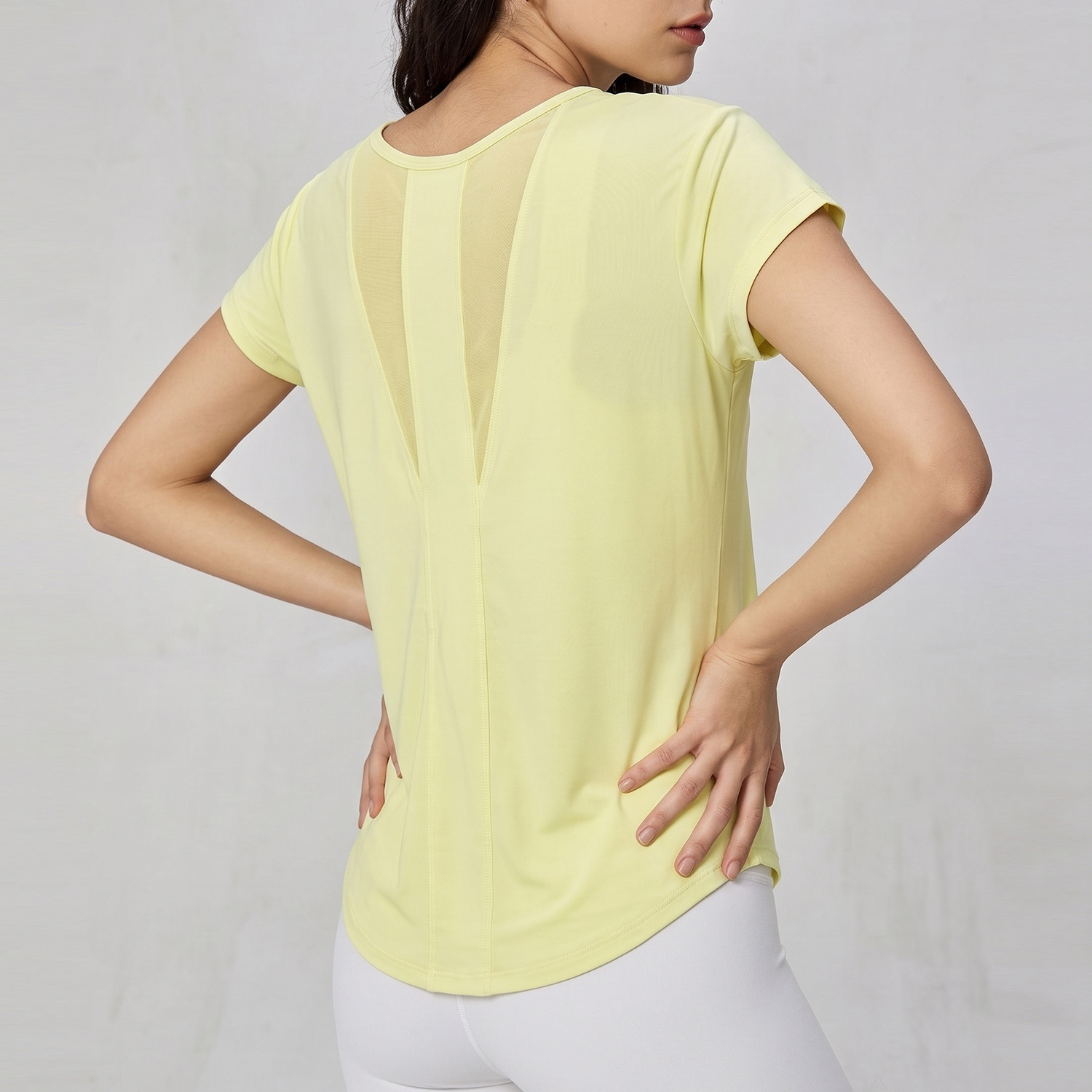 Kaos Yoga Lengan Pendek Bahan  - Silk Blouse ulasan dan harga