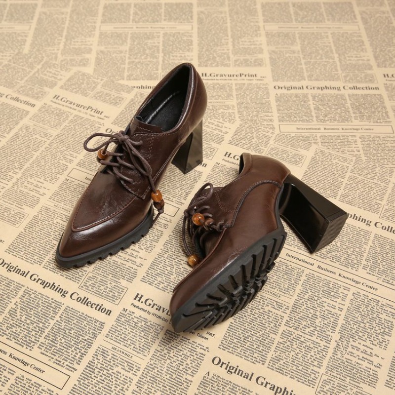 Sepatu Hak Tinggi Model French - Pump Heel Block ulasan dan harga
