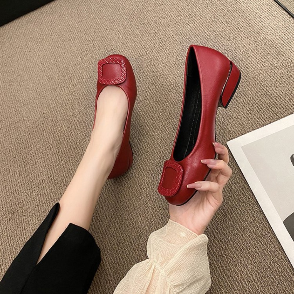Sepatu Kulit Wanita dengan Sol - Womens Heels ulasan dan harga