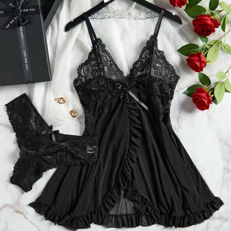 Pakaian Tidur Seksi Wanita, Mo - Lace Dress ulasan dan harga