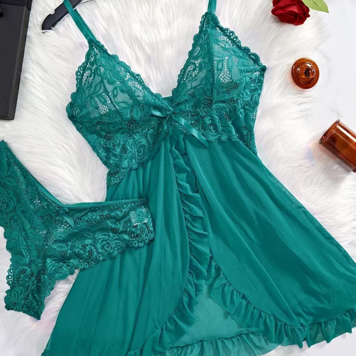 Pakaian Tidur Seksi Wanita, Mo - Lace Dress ulasan dan harga