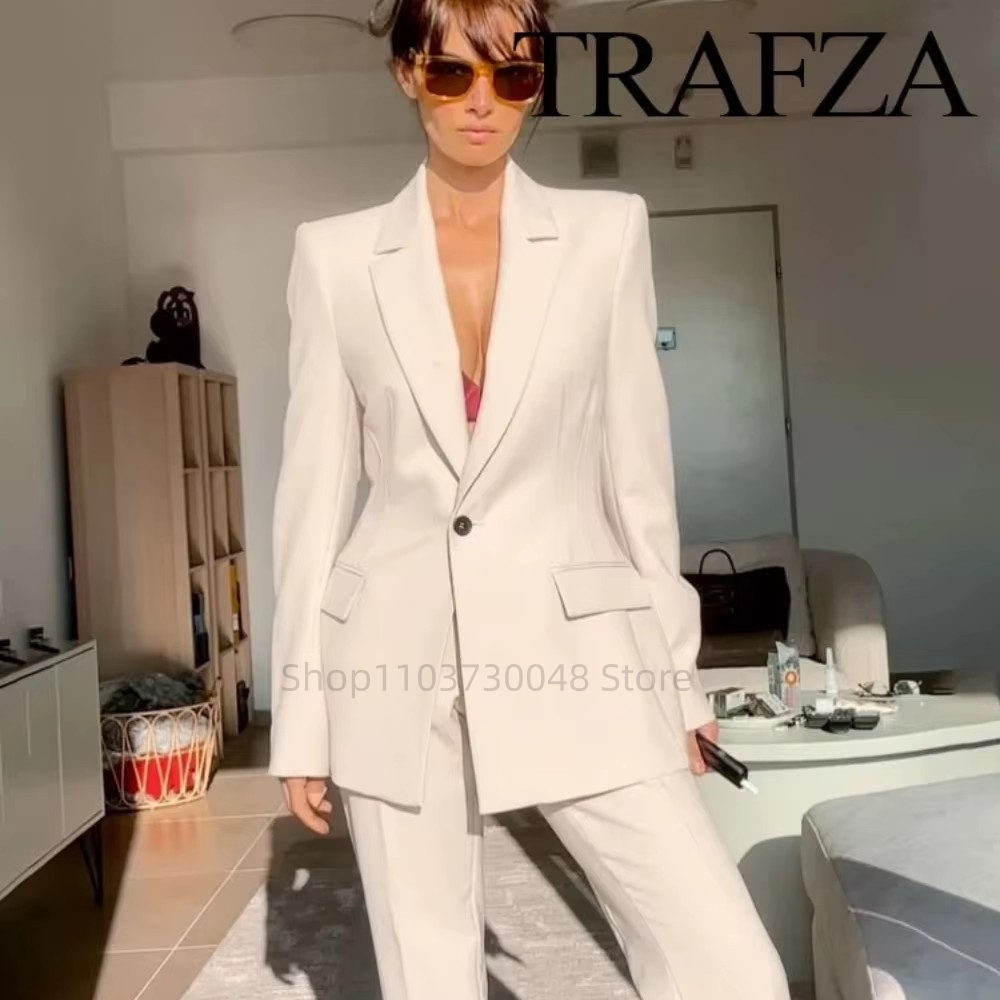 Setelan Blazer dan Celana Wani - Women'S Red Formal Wear ulasan dan harga