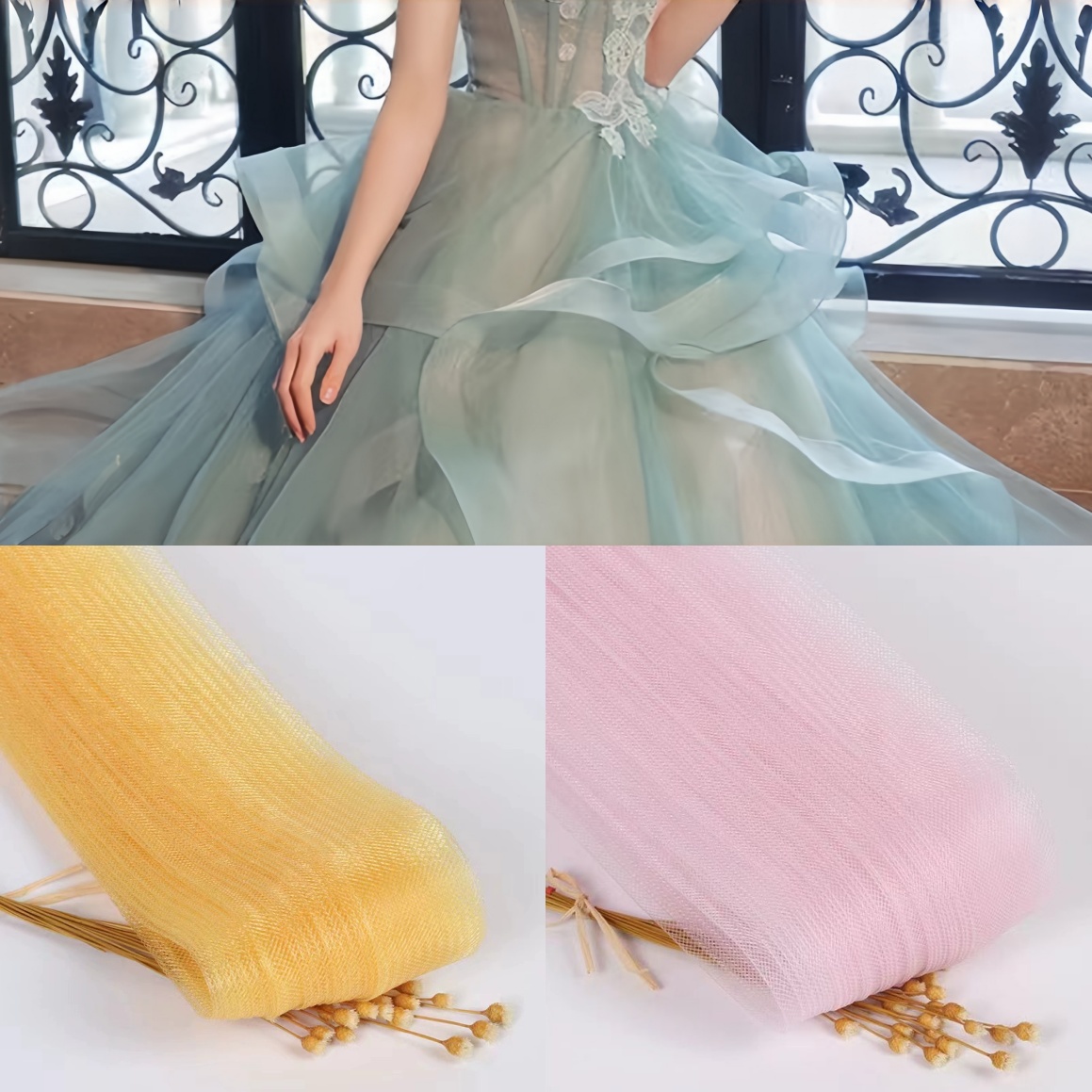 Kain Jaring Elastis untuk Menj - Formal Dress ulasan dan harga
