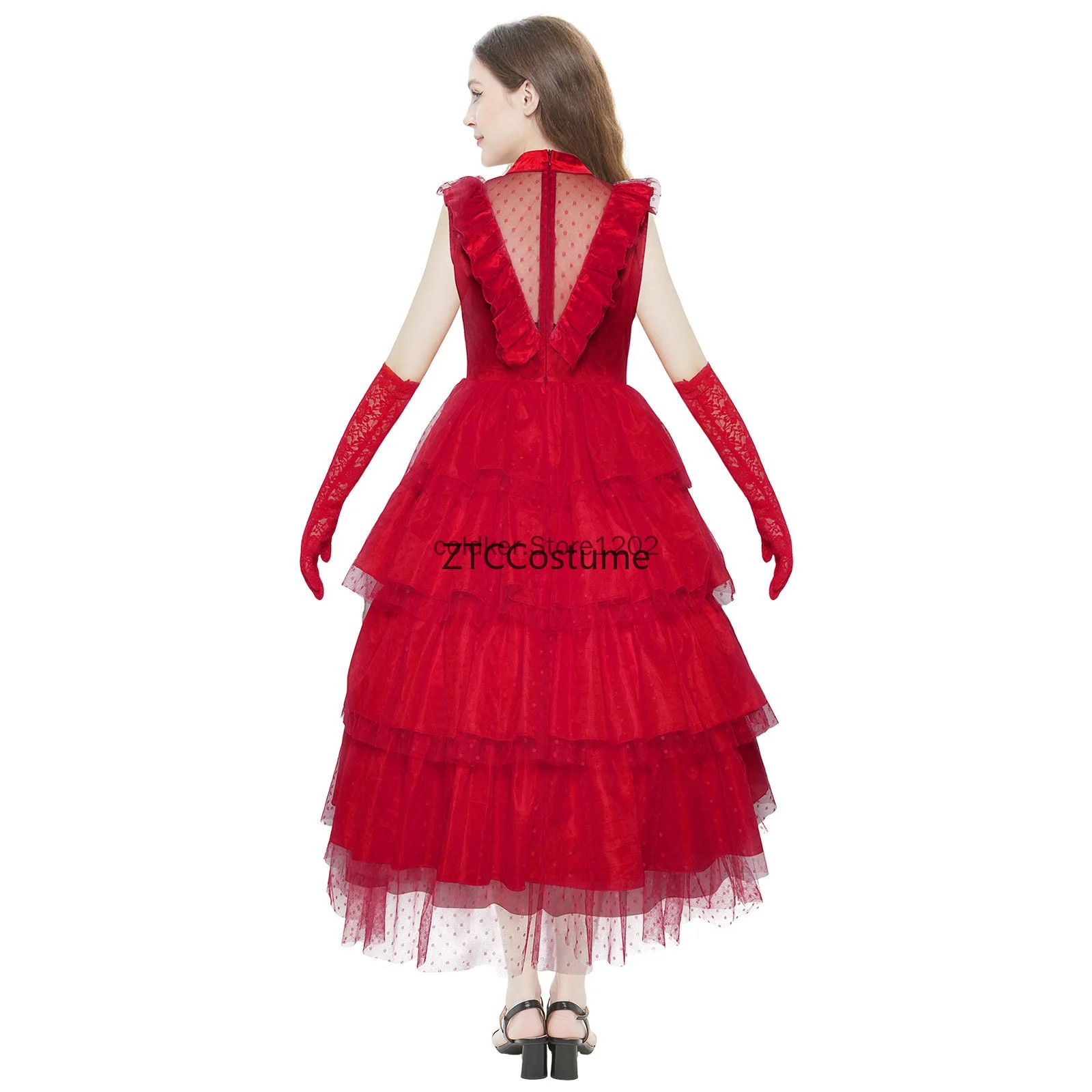 Kostum Cosplay Lydia Deetz Gau - Evening Gown ulasan dan harga